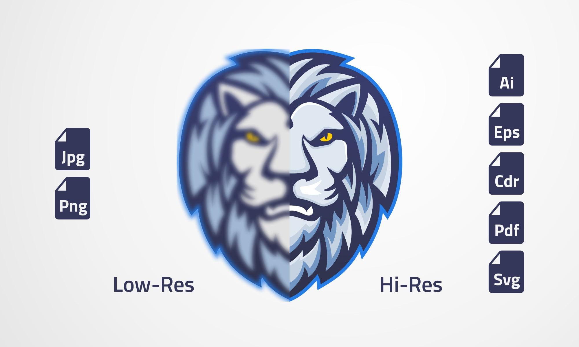 AI generated logo being converted into professional vector logo design for branding