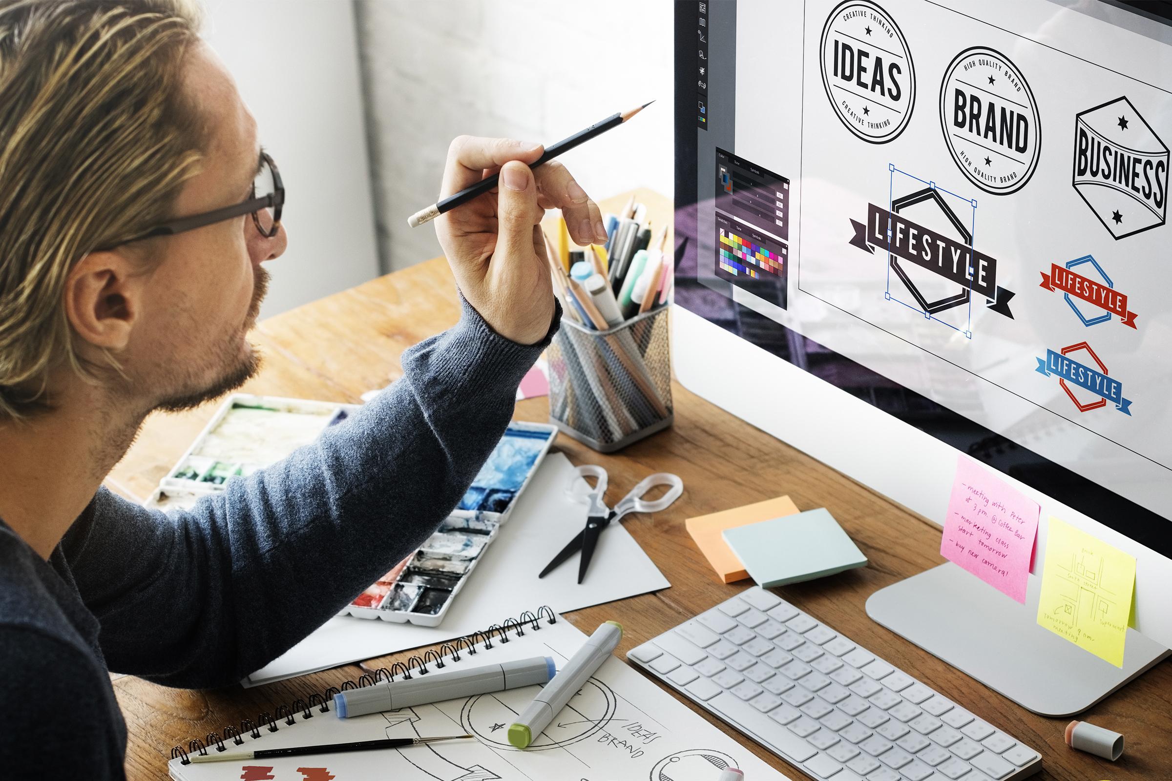 Factors affecting logo design cost including complexity, revisions and branding requirements chart