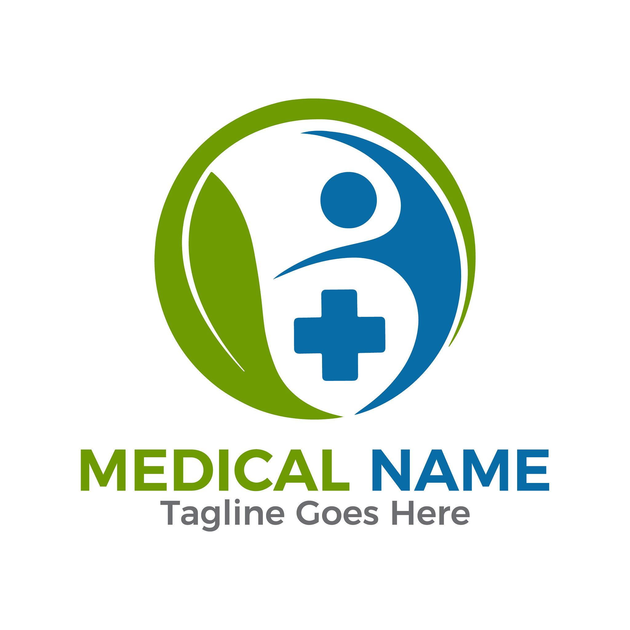 Healthcare branding elements showing trust building in medical clinic logo and doctor identity design
